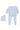 Feltman Brothers - Blue Pointelle Wrap Knit Set