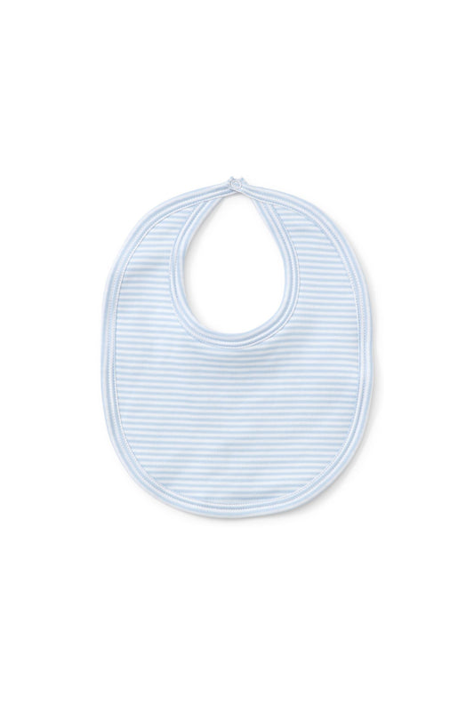 Kissy Kissy - Light Blue Striped Bib