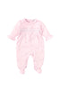 Kissy Kissy - Pink Charmed Smock Footie