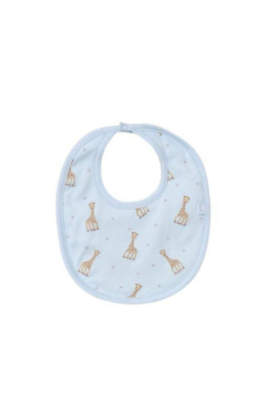 Kissy Kissy - Sophie Giraffe Blue Bib