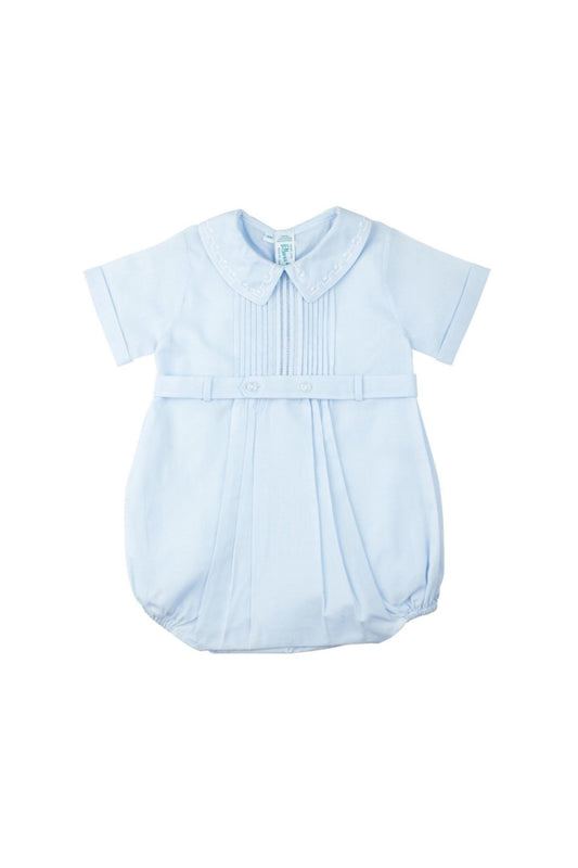 Feltman Brothers - Embroidered Pintucked Button Belt Creeper