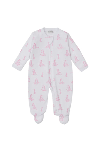 Kissy Kissy - Pink Giraffe Grace Footie
