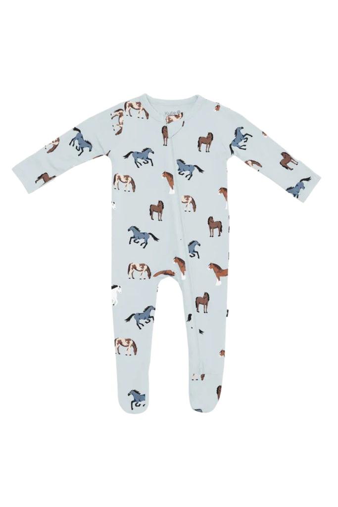 Kyte Baby - Horse Zippered Footie