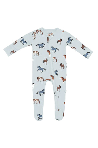 Kyte Baby - Horse Zippered Footie