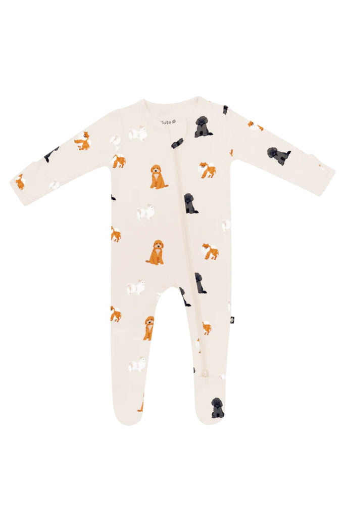 Kyte Baby - Fluffy Dog Zippered Footie