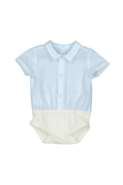 Boys S/S Bodysuit Sky Blue
