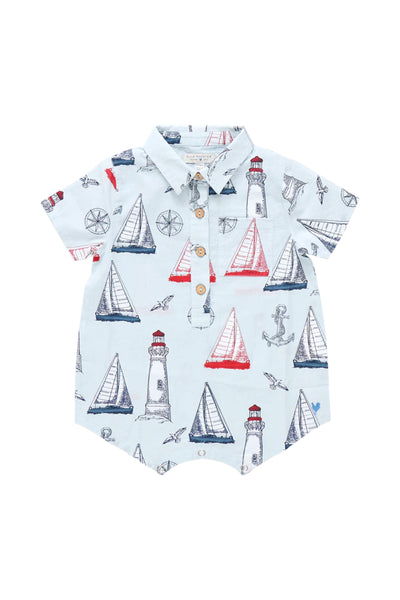 Pink Chicken - Nautical Adventure Easton Jumper