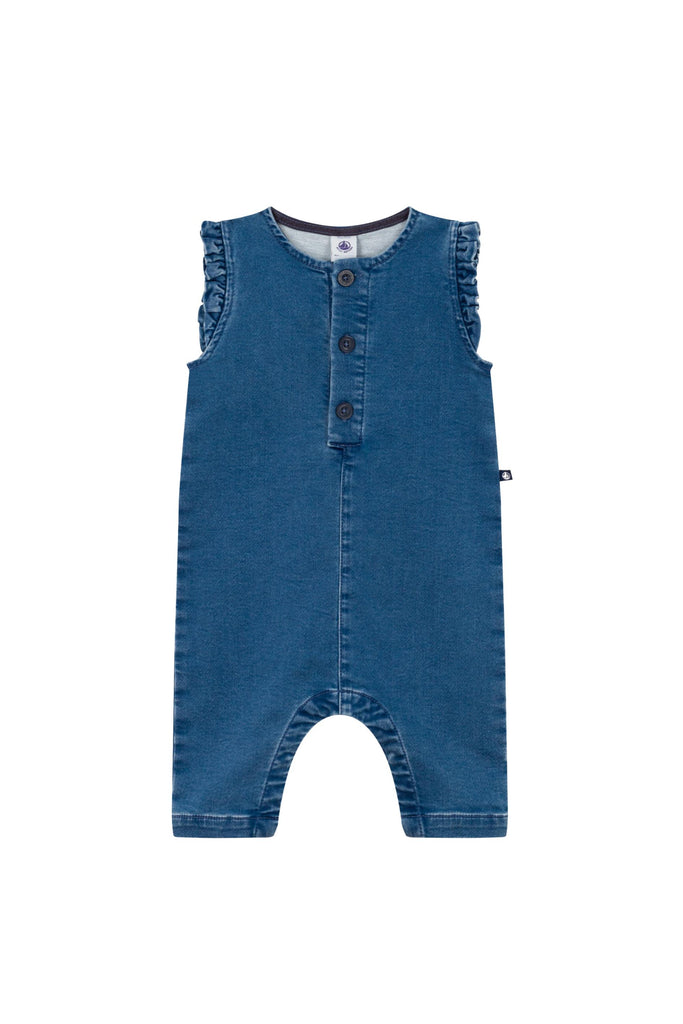 Petit Bateau - Sleeveless Denim Romper