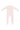 Kyte Baby - Blush Ribbed Ruffle Zippered Footie