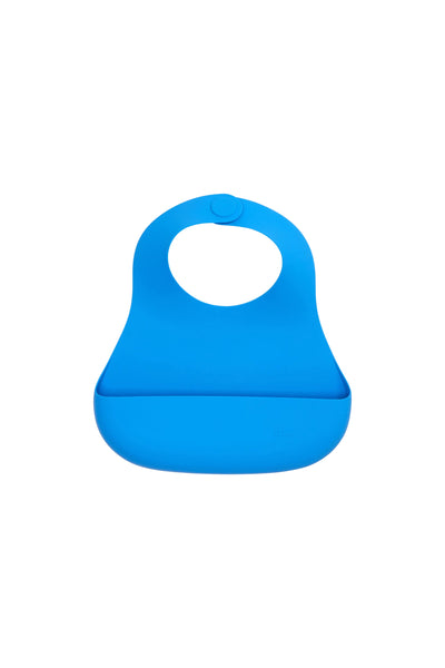 Marine Blue Silicone Bib