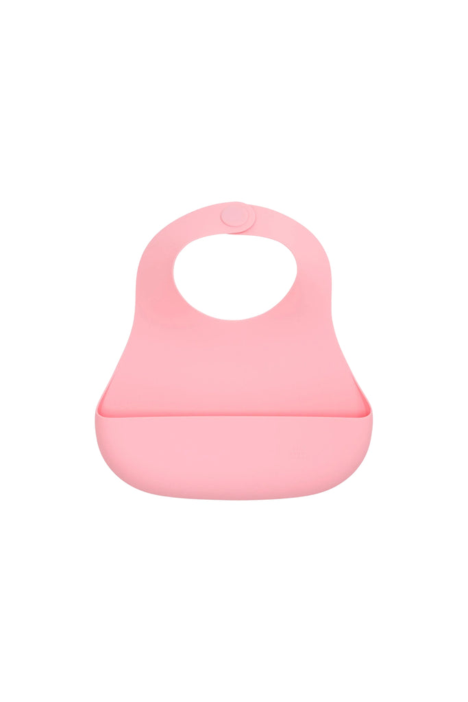 Blush Pink Silicone Bib