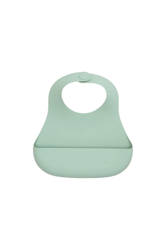 Misty Green Silicone Bib