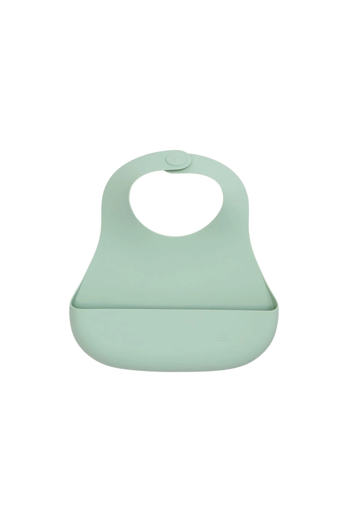 Misty Green Silicone Bib