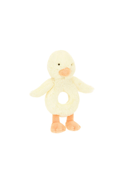 Jellycat - Bashful Duckling Ring Rattle