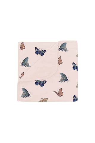 Kyte Baby - Blush Butterfly Baby Blanket