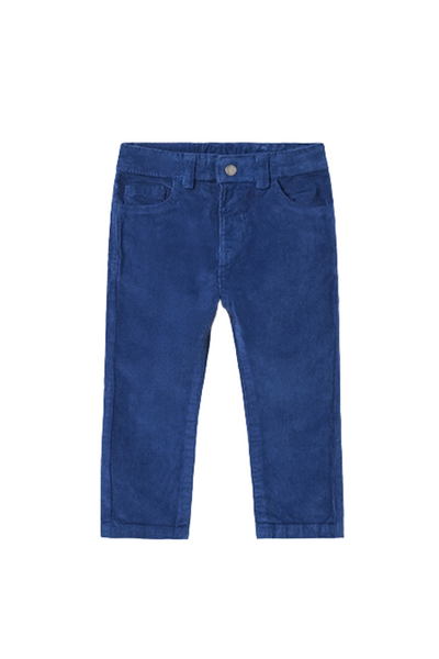 Blue Slim Fit Cord Trousers (Infant)