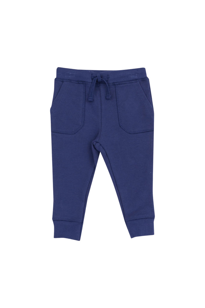 Angel Dear - Sailboat Navy French Terry Jogger