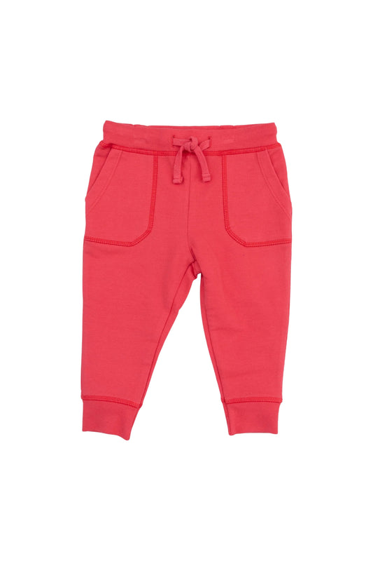 Angel Dear - Sailboat Red French Terry Jogger