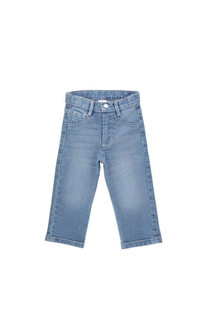 Light Wash Straight Jeans
