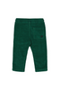 Green Micro Cord Lined Pants