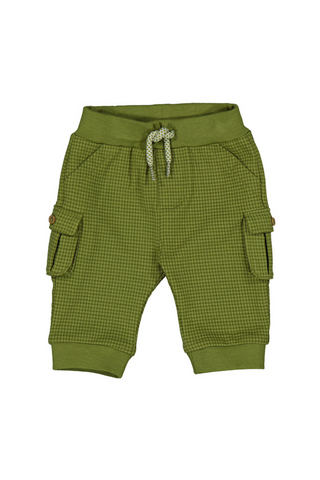 Green Cargo Plush Pants