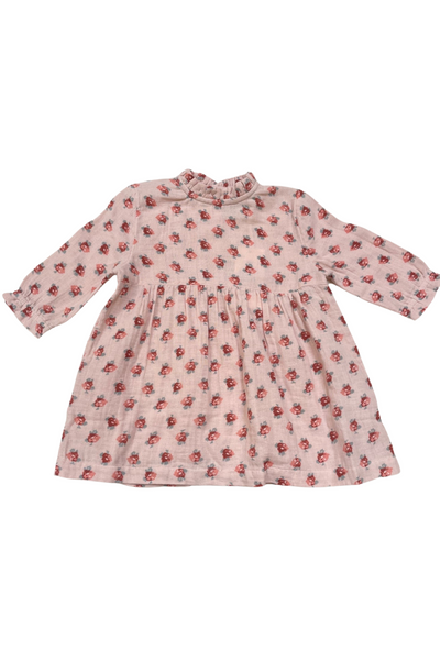 Petit Bateau - Long Sleeve Floral Dress (Infant)