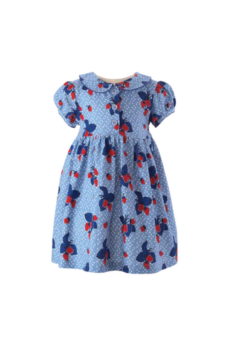 Strawberry Jersey Dress (Infant)