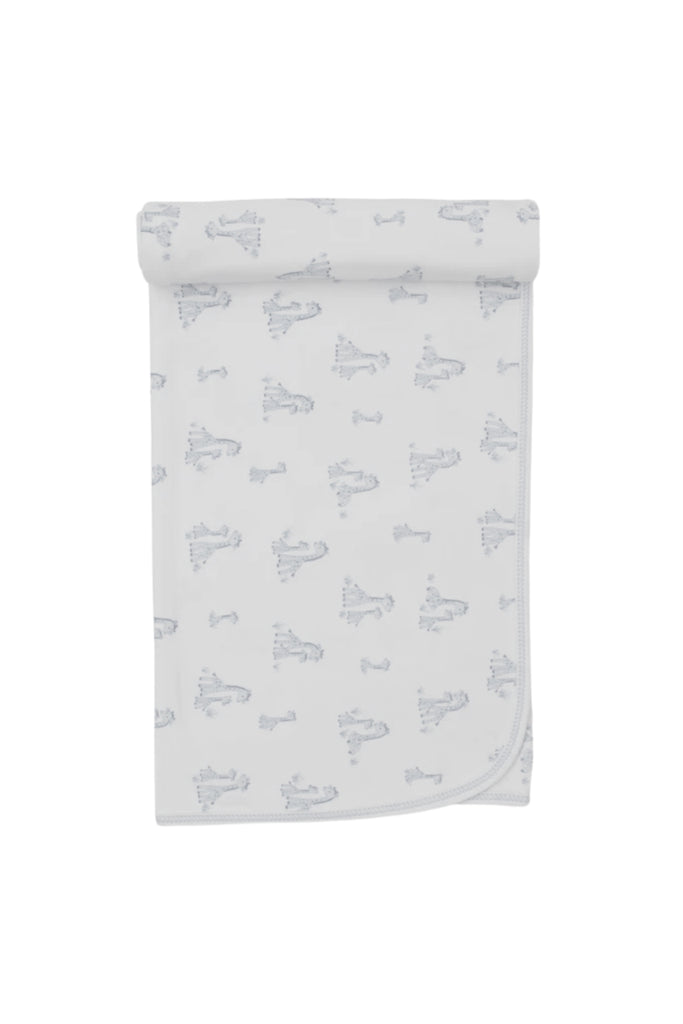 Kissy Kissy - Silver Giraffe Grace Blanket