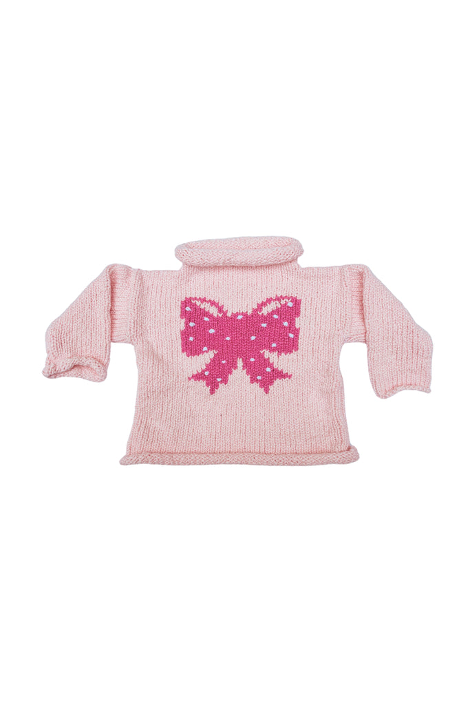 Hearthside - Pink Bow Motif Sweater