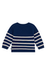 White Stripped Navy Sweater
