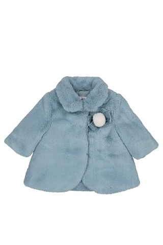 Blue Faux Fur Coat (Infant)