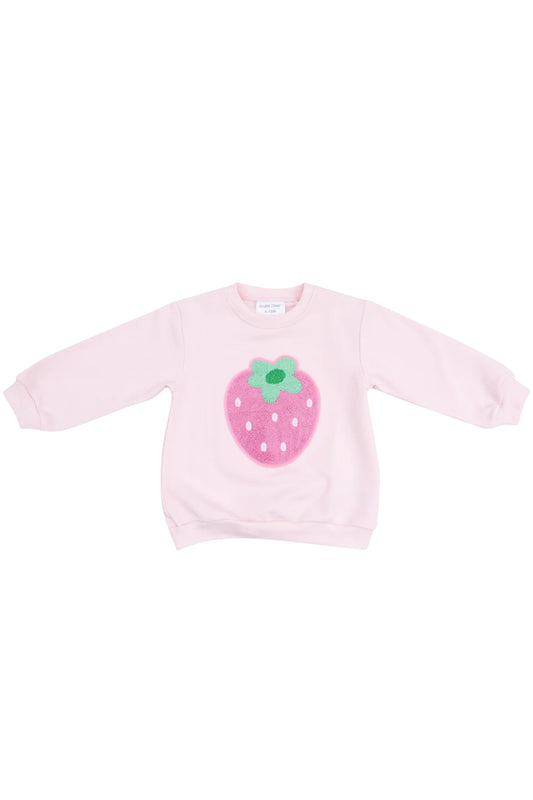 Angel Dear - Strawberry Puffy Oversized Sweatshirt