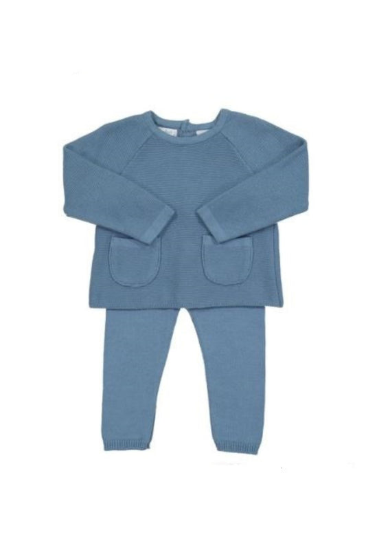 Feltman Brothers - French Blue Pocket Knit Set
