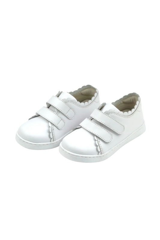 IM-LINK - SHOES - CAROLINE SCALLOPED SNEAKER - WHITE