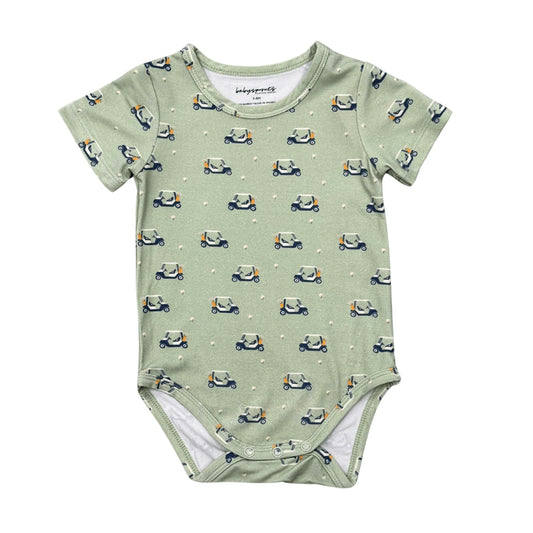 BABYSPROUTS - BBY - BABY SHORT SLEEVE BODYSUIT - GOLF CART