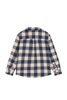 Petit Bateau - Navy/Cream Check Long Sleeve Shirt