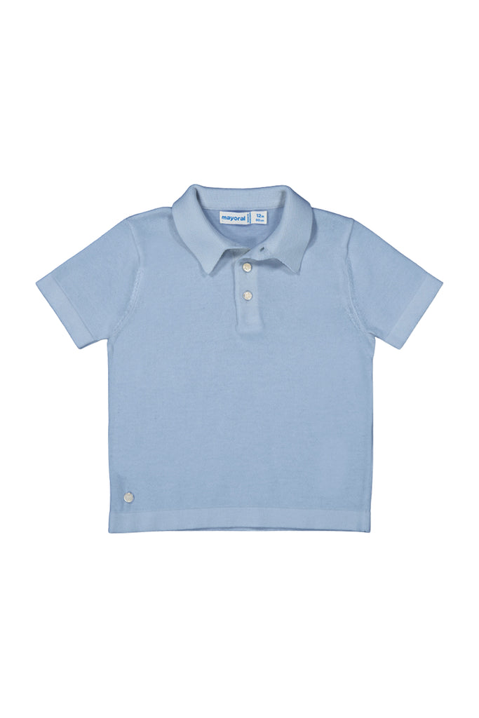 Light Blue Short Sleeve Polo