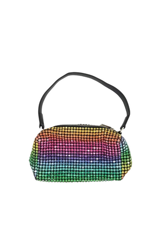 Fully Crystallized Rainbow Handbag
