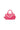 Crocodile Pearl Duffle Handbag - Dark Pink