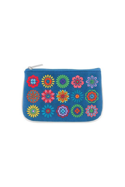 Elma Embroidered Flowers Pouch