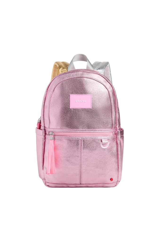 State Bags - Kane Mini Backpack - Pink/Silver