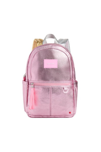 State Bags - Kane Mini Backpack - Pink/Silver
