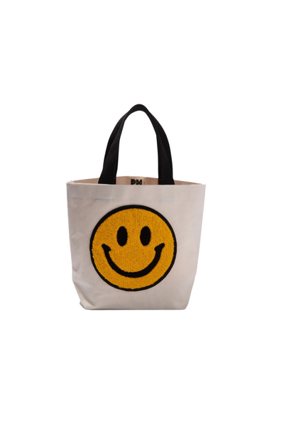 Smile Patched Tote