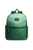 Kane Double Pocket Large Backpack Olive Chevron