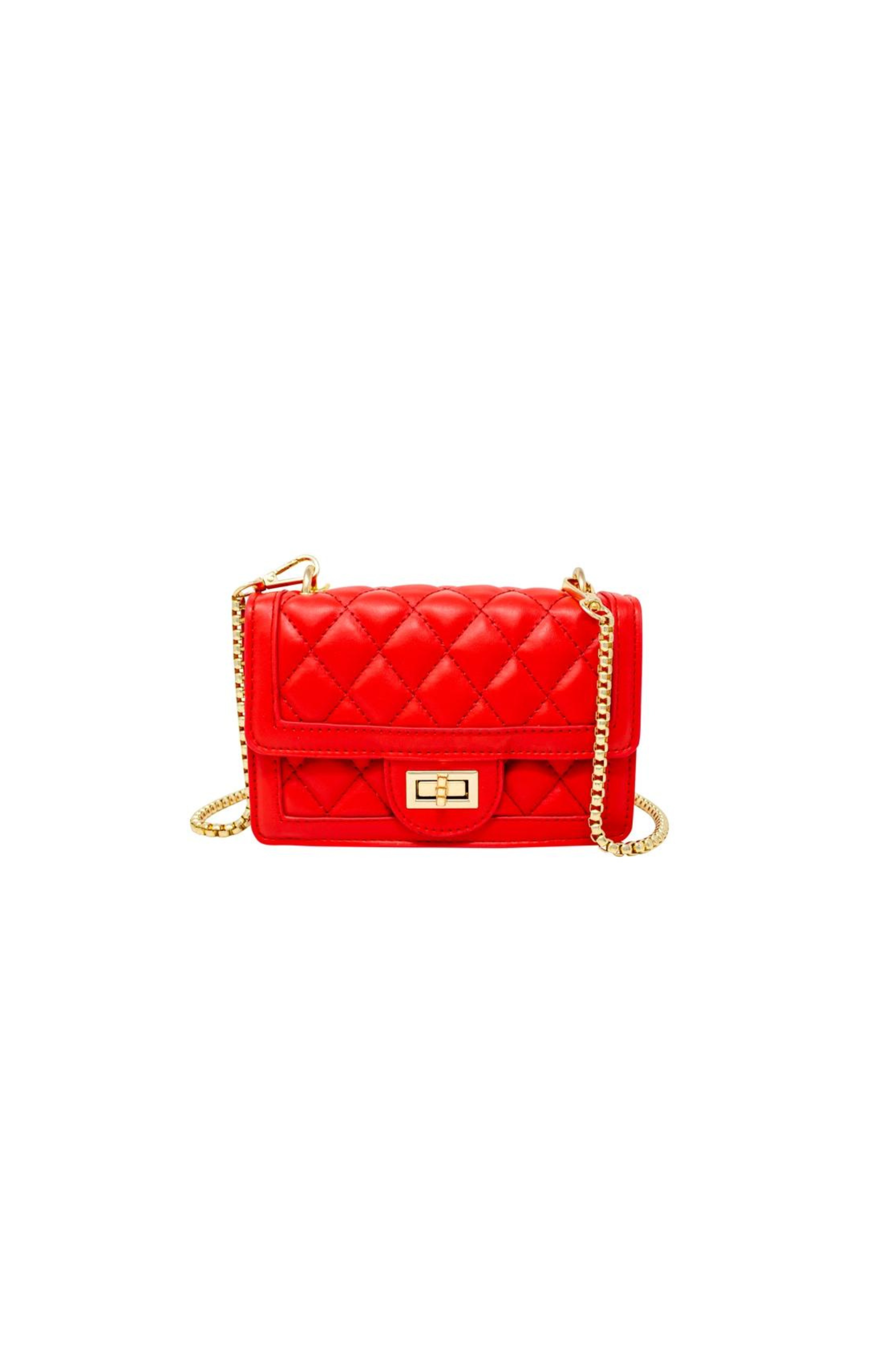 Zomi Gems - Classic Quilted Flap Purse - Red – Dottie Doolittle