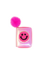 Happy Face Smile Shiny Dark Pink Wallet