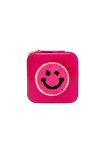 Smiley Jewelery Box - Dark Pink