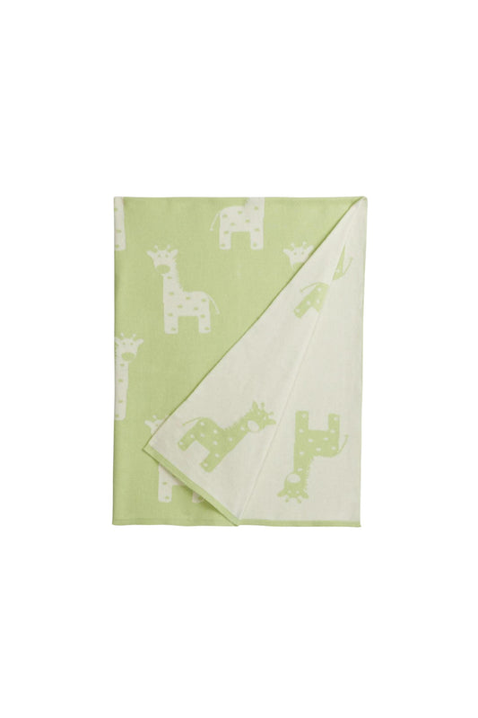 Little English - Giraffe Nursery Blanket