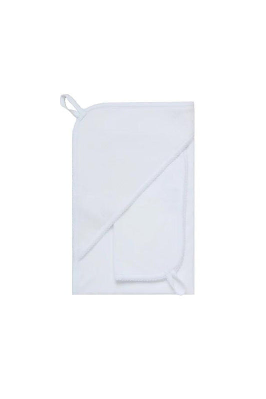 Nellapima - White Milano Towel With White Trim