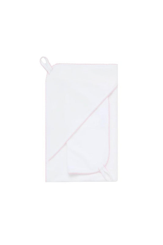 Nellapima - White Milano Towel With Pink Trim